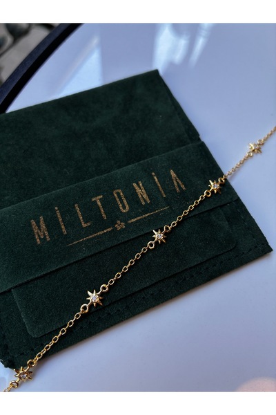 Miltonia Mini Kuzey Yıldızlı 925s Gümüş Bileklik