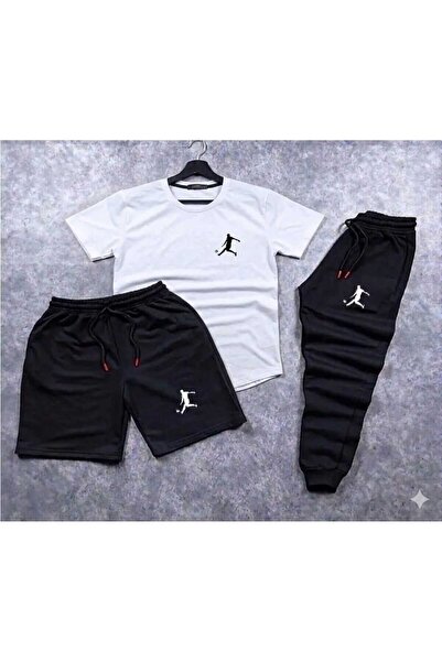 YK WEAR ΣΕΤ 3 ΤΕΜΑΧΙΩΝ ΦΟΡΜΑΣ ΠΟΔΟΣΦΑΙΡΙΣΤΩΝ T-SHIRT ΣΟΡΤΣ ΦΟΡΜΑΣ UNISEX