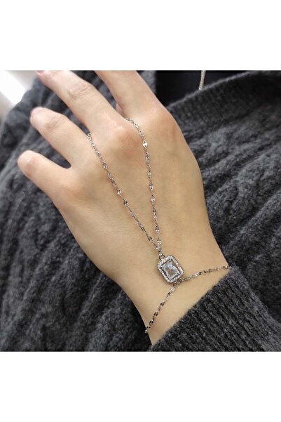 Güler Yüzlü Silver Steel Baguette Shahmeran White