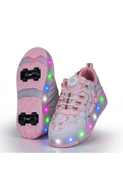 Callibron PATENLİ IŞIKLI SPOR AYAKKABISI & TEKERLEKLİ SNEAKERS