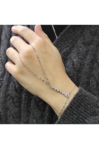 Güler Yüzlü Silver Steel Snake Shammeran White