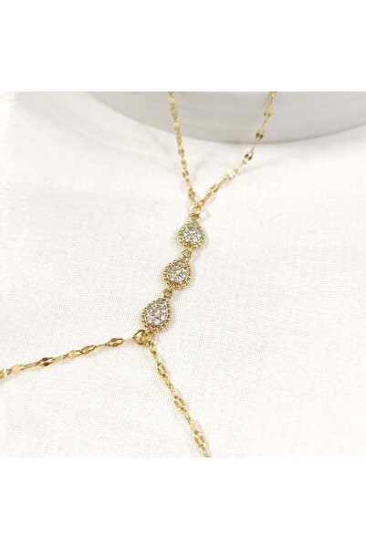 Güler Yüzlü Silver Steel Triple Drop Shahmeran Gold