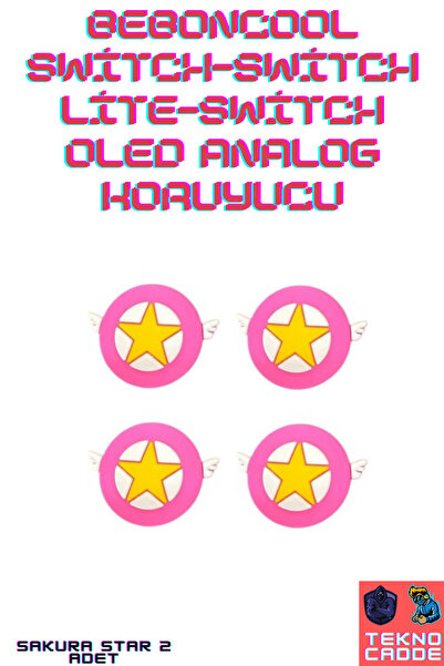 beboncool Switch/Switch Lite/Switch OLED Analog Koruyucu Silikon PAD