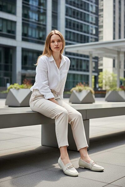 By Yağlıoğlu Άνετα Καθημερινά Πλεκτά Μπαλαρίνες ekc8890