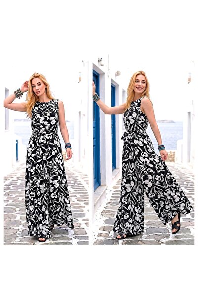 NET Boutique Kadın tulum askılı beli bağcıklı