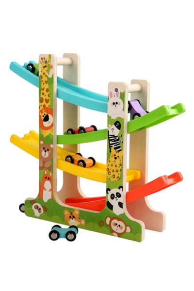 Toyska Παιχνίδι πίστας ράλι με 4 ράμπες και 6 αυτοκίνητα, Ζωολογικός Κήπος, Π...