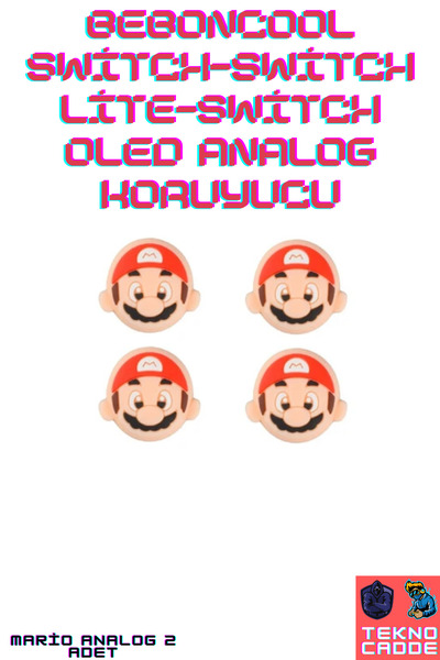 beboncool Switch/Switch Lite/Switch OLED Analog Koruyucu Silikon PAD