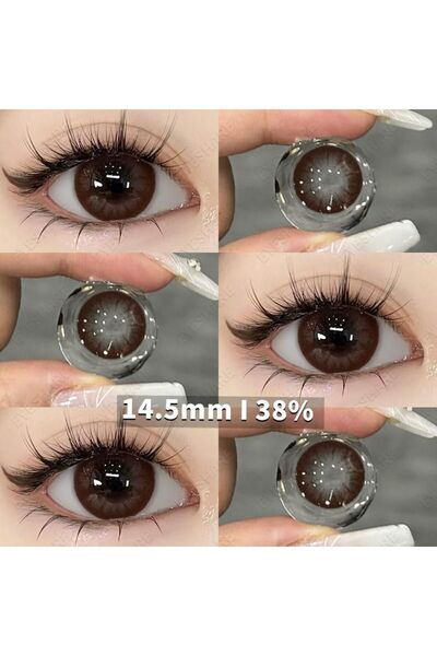 Eyeshop GÖZ LENSİ HYPERSIZE CHOC Koyu Çokolata Tonda Numarasız Doğal Görünüml...