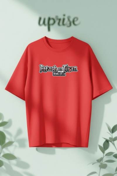 Vordevia Tricou oversize din bumbac imprimat cu anime-ul Attack On Titan