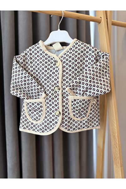 Baby Aden BabyAden γεωμετρικό σχέδιο με διπλές τσέπες με κουμπιά μπροστά εποχ...