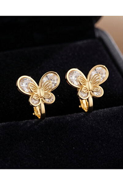 HOSBUTIK Gold Color Clip-On Earrings Do Not Require a Piercing