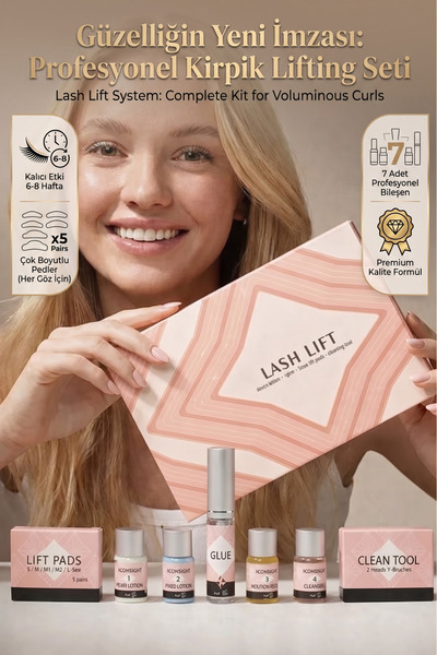 Transformacion Lash Lift & Kirpik Lifting Seti - 5-8 Dakikada Hızlı ve Kalıcı...