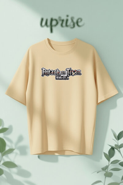 Vordevia Μπλουζάκι Attack On Titan Anime με στάμπα, βαμβακερό, oversized