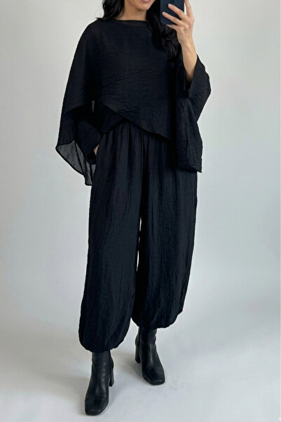 Suziş ΣΕΤ ΜΠΛΟΥΖΑΚΙ ΠΕΛΕΡΝ ΚΑΙ ΠΑΝΤΕΛΟΝΙ ΜΕ ΣΚΑΣΜΕΝΟ ΣΧΕΔΙΟ TK5026