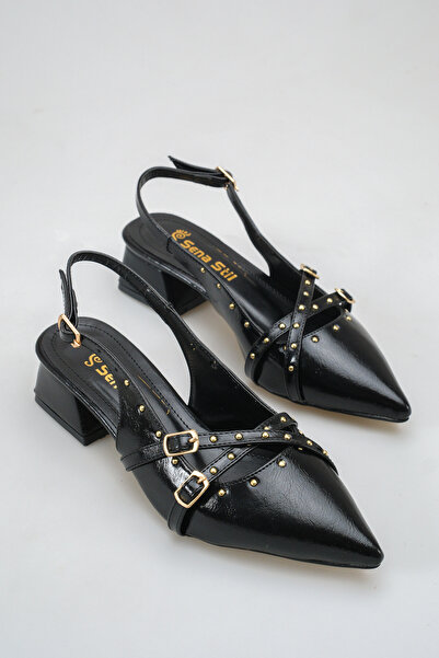 SENASTİL S150 Γυναικεία παπούτσια μοντέλου slingback με χιαστί λουράκια, ανοι...