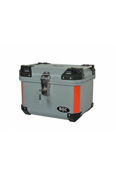 BGC Motorsiklet Arka Çanta 42Lt. Gri Kare