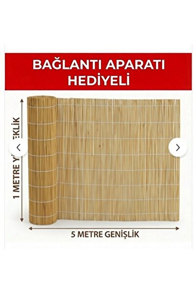 BARUTLARHASIR ÇİT KAMIŞ DOĞAL HASIR 1,00 X 5,00 METRE