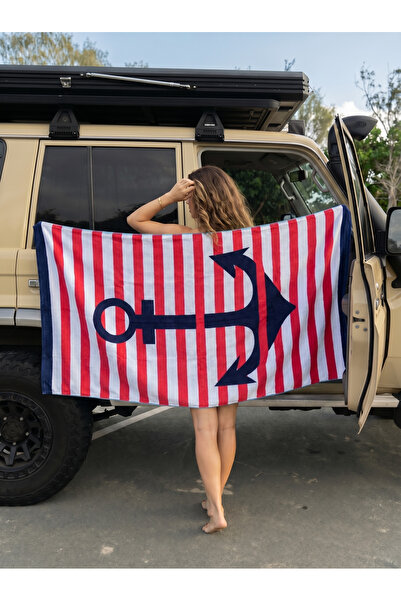 NAURA Concept Μαγνητική πετσέτα παραλίας 3 σημείων με ισχυρό κράτημα, φορητός...