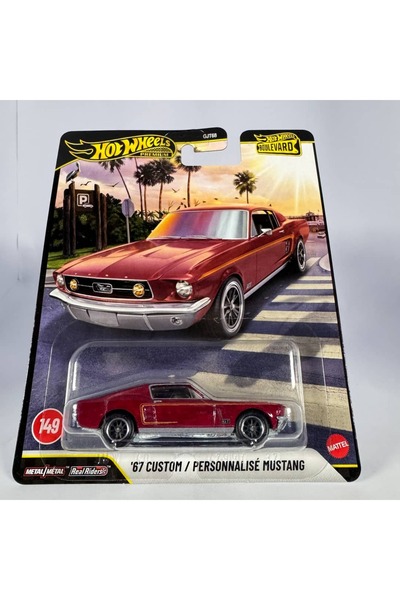 HOT WHEELS Premium Boulvard 67 Custom / Personnalise Mustang 1:64 Model Araba