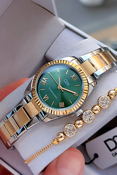 Daniel Klein Original Women Wristwatch 3 Atm Water Resistant Gold Silver Colo...
