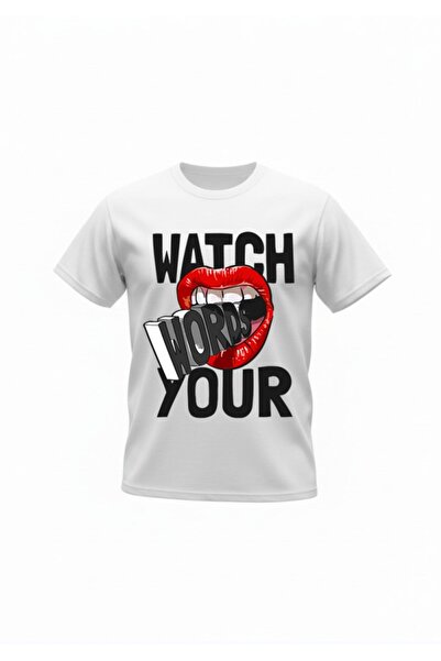 URBANTRENDSTORE Unisex μπλουζάκι με θέμα Love Lip, Oversize Fit, Άνετο, Φαρδύ...