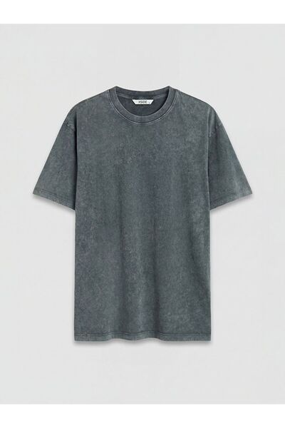 LC Waikiki XSIDE Regular Fit Bisiklet Yaka Yıkamalı Erkek Tişört