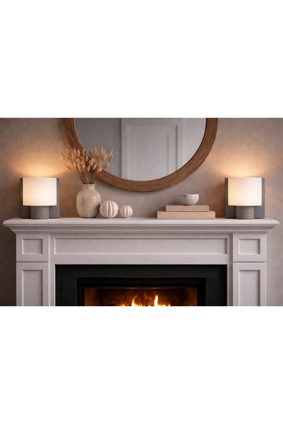 3dlab Lunda Premium Nordic Style Modern Table Lamp Minimal Decorative Desk Lamp