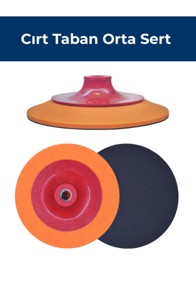 BEFAR Cırtlı Taban Orta Sert 150 mm Polisaj Destek Tabanı