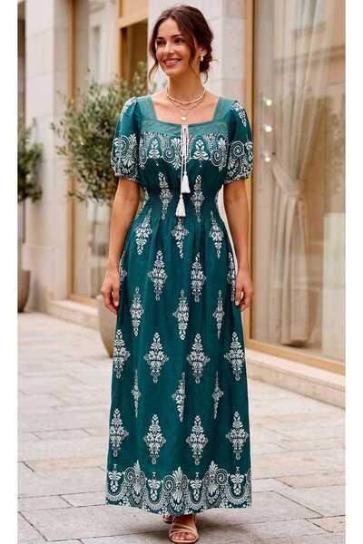 Volupta Rochie Maxi din Bumbac – Lejeră, Chic și Super Confortabilă