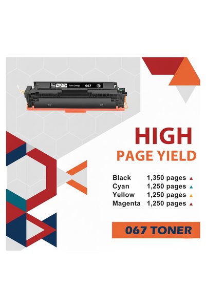APLUS 067/067H Compatible Toner Black Cartridge for Canon i-SENSYS Printer