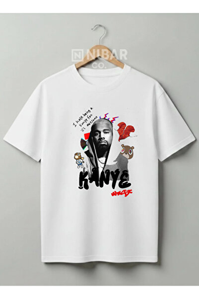 Grafftee Clothing Unisex Kanye West Special Design Premium 100% βαμβακερό μπλ...