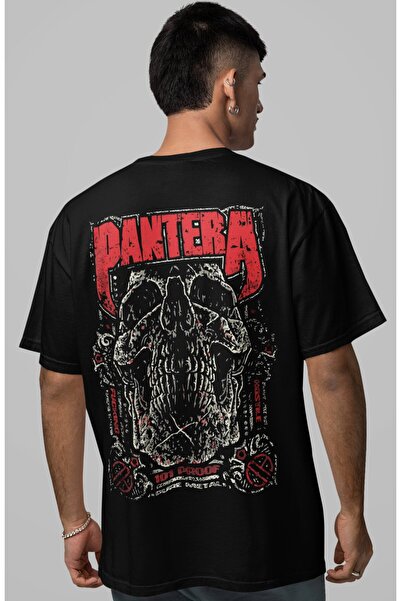 SEVBANO Μπλουζάκι Unisex Oversize με στάμπα στην πλάτη του μουσικού συγκροτήμ...