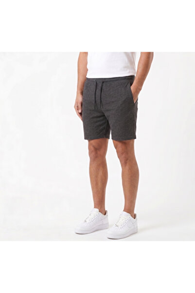 just wear zt Unisex Rahat Kesim Bağcıklı Günlük Şort