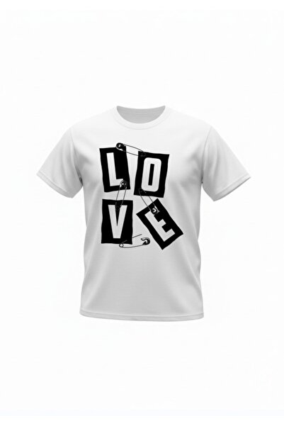URBANTRENDSTORE Unisex Love Heart Oversize Fit Άνετο φαρδύ φαρδύ μπλουζάκι ca...