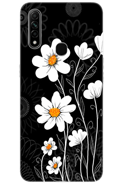 Ceppare Oppo A31 (CPH2015) Uyumlu Kılıf Desen Baskılı Silikon Papatya STK:693...