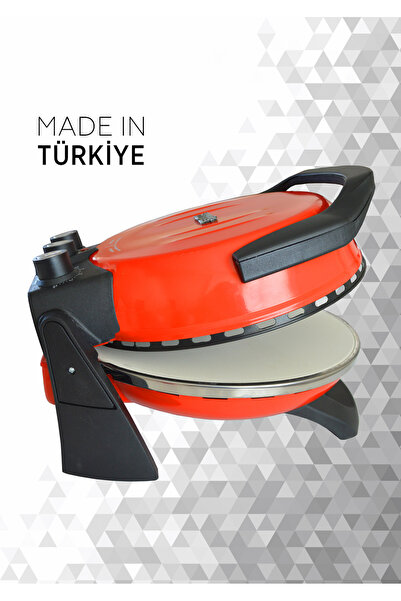 gözdehome Otomatik Pizza ve Lahmacun Makinesi Taşfırınım - KIRMIZI