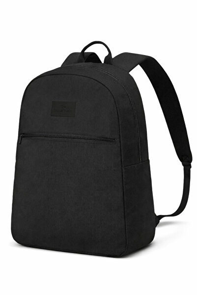 the modawest Rucsac negru pentru laptop cu 2 compartimente, fermoar impermeab...