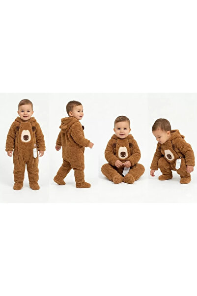 Generic Brand 6/24 Months Plush Fabric Double Zipper Baby Romper