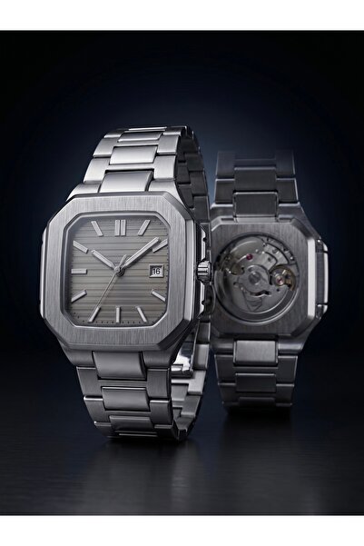 be Man Men's Steel Watch Silver Color & Khaki Dial High Quality Automatic Loo...