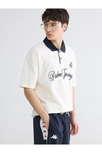 LC Waikiki Xside Polo Collar Embroidered Men's T-Shirt