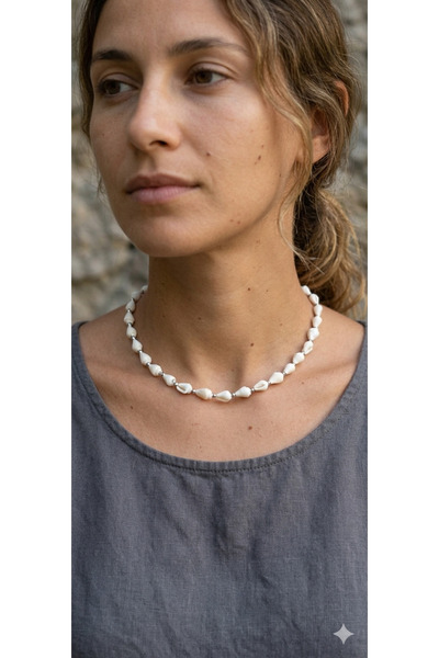 Atolye Ferda Casual Model Seashell Necklace