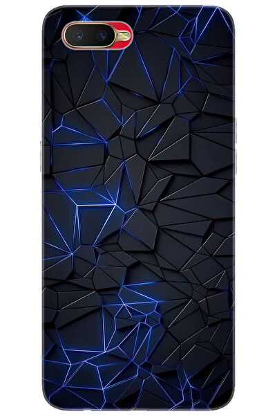 Ceppare Oppo RX17 NEO (CPH1893) Uyumlu Kılıf Desen Baskılı Silikon Prizmatik ...