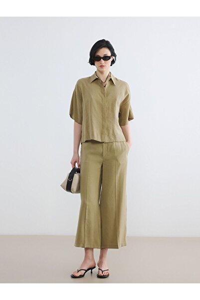 LC Waikiki Lcw Vision Standard Fit Wide Leg Women's Trousers