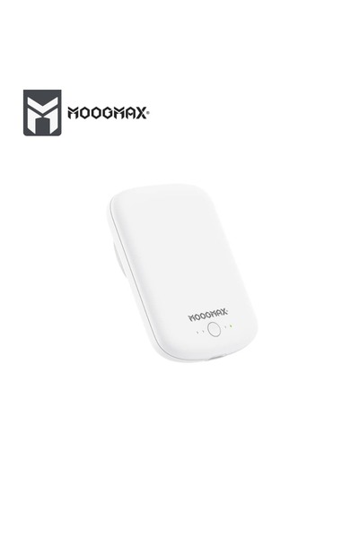 MOOG باور بنك مني شاحن متنقل عالي السعة وايرلس-ابيض MAX219-5000 لعدد 3 حبات