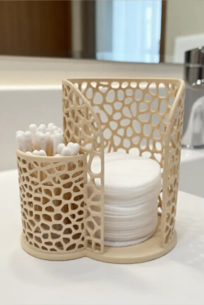 Genç 3D Οργανωτής μακιγιάζ με σχέδιο Voronoi - Αισθητικό κουτί οργάνωσης από ...