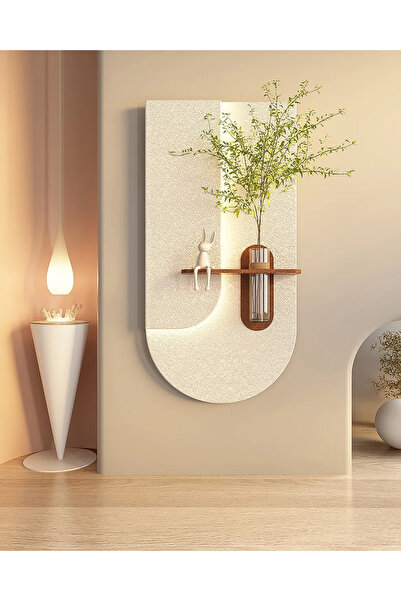 TAKIFİX Pilli LED’li İskandinav Tarzı Dekoratif Duvar Tablosu 40x70 CM (Özel ...