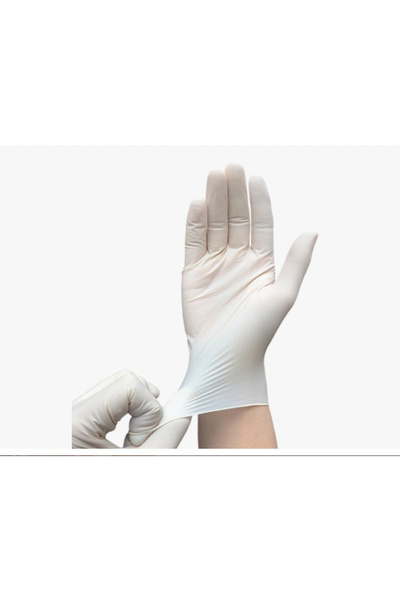 colezium Eldiven Latex Eldiven Muayene Eldiveni M/L
