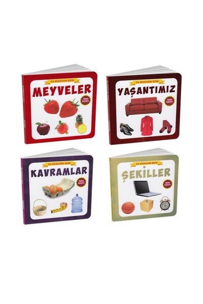 tiny kids İlk Bilgilerim Dizisi Karton Kitaplar 4 Kitap