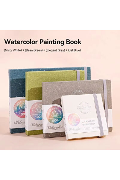 Choice7 4PCS 40 Sheets Handheld Drawing Notebook Tearable 250g Thick White Ca...