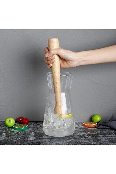 adin tasarım Mojito Tokmağı Ahşap Ahşap Tokmak 22 cm Bar Tokmak Havan Mojito ...